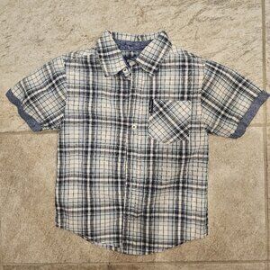 Ben Sherman Boy's Short Sleeve Button Down, Size 5
